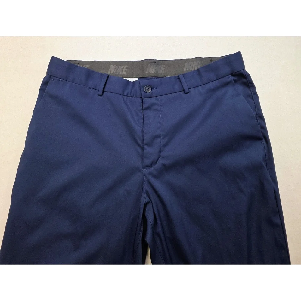 Nike Golf Pants‎ Mens 32x30 833194-410 Blue Stretch Chino Split Cuffs